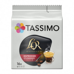 TASSIMO - L'Or Espresso Splendente - paquet de 16 Dosettes de Café Sonico.fr