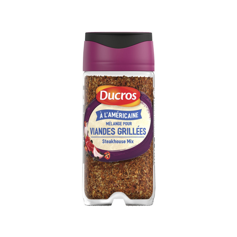 DUCROS - Mélange Malin Steakhouse viandes grillées  - Pot de 46 g Sonico.fr