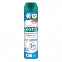 SANYTOL - Purificateur d'Air Désinfectant Surface et Textile Anti Allergène Grand Air - 300 ml Sonico.fr