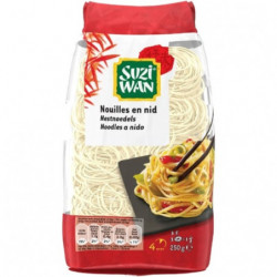 SUZI WAN - Nouilles Asiatiques en nid - paquet de 250 g Sonico.fr