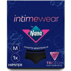 NANA - IntimeWear Culotte Menstruelle Hipster Taille Medium - boite de 1 culotte Sonico.fr