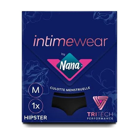 NANA - IntimeWear Culotte Menstruelle Hipster Taille Medium - boite de 1 culotte Sonico.fr