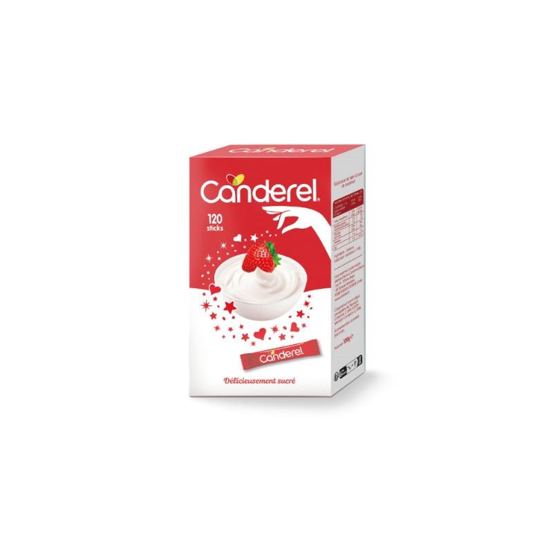 CANDEREL - Édulcorant Sucralose - boite de 120 sticks - 120 g Sonico.fr