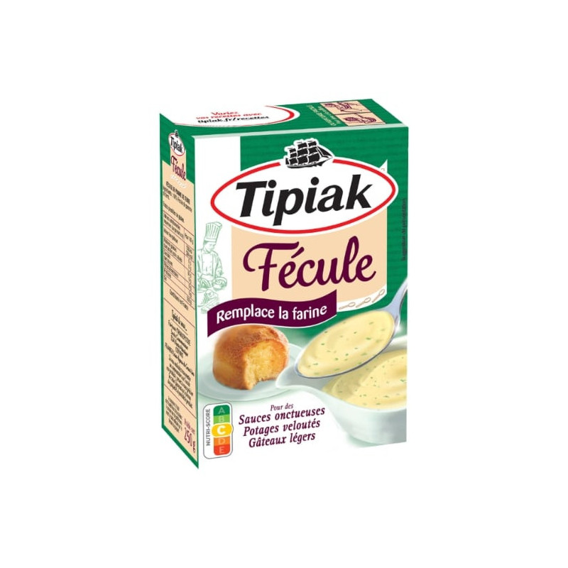 TIPIAK - Fécule De Pomme De Terre - boite de 250 g Sonico.fr