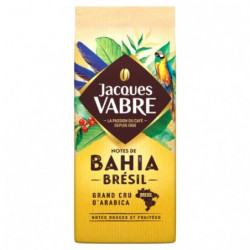 JACQUES VABRE - Bahia Brésil - Café moulu 100% arabica - paquet de 250 g Sonico.fr