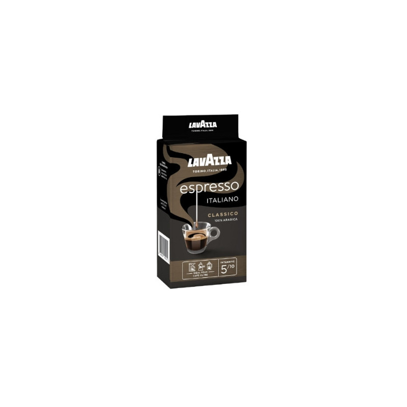 LAVAZZA - Café moulu Espresso Italiano Classico - paquet de 250 g Sonico.fr