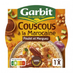 GARBIT - Couscous À La Marocaine - assiette de 285 g Sonico.fr