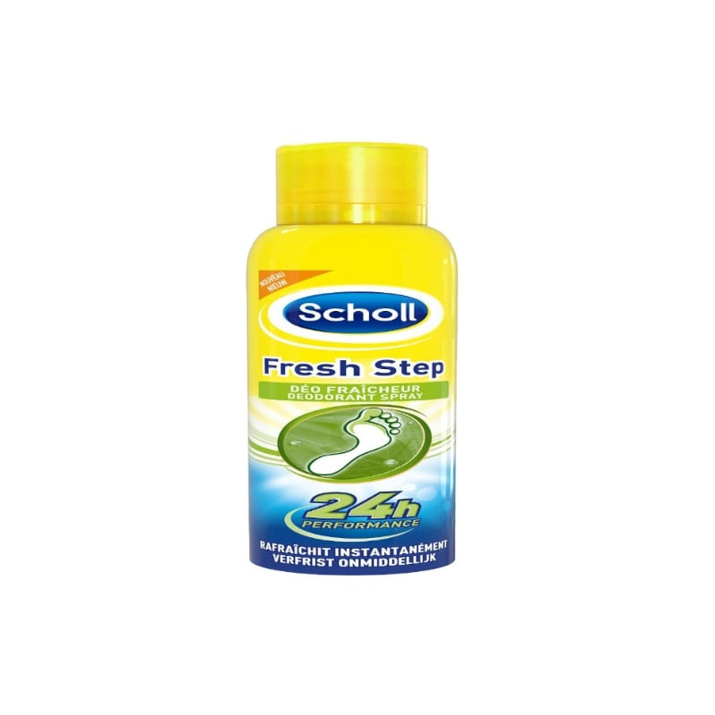 SCHOLL - Fresh Step Déo Fraicheur Chaussures Spray anti odeurs- vert - 150 ml  Sonico.fr