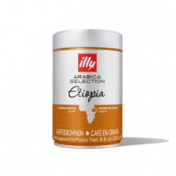ILLY - Etiopia Café en grains d'Ethiopie - Boite de 250 g Sonico.fr