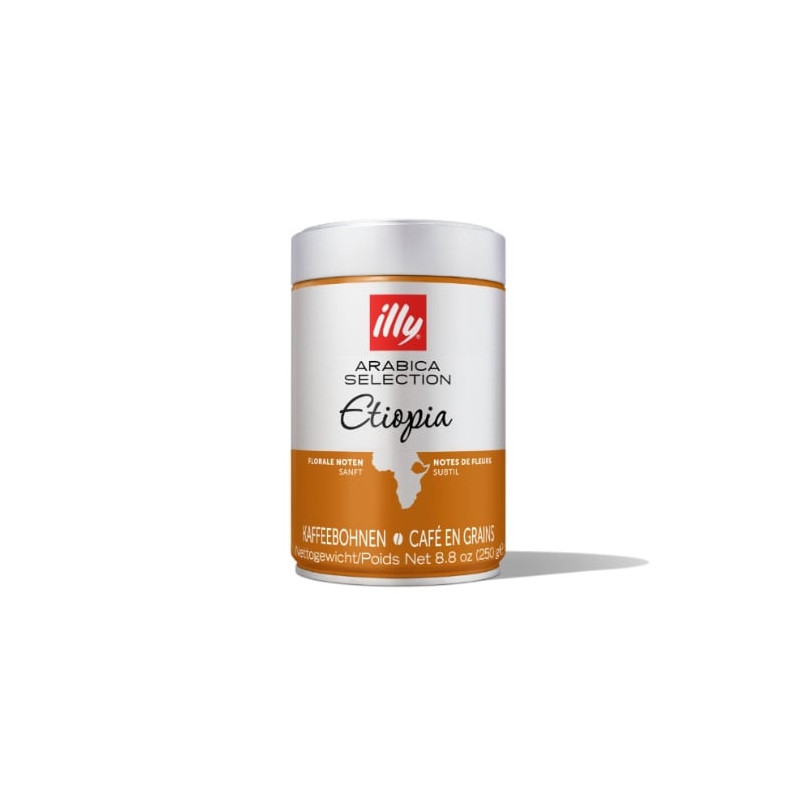 ILLY - Etiopia Café en grains d'Ethiopie - Boite de 250 g Sonico.fr