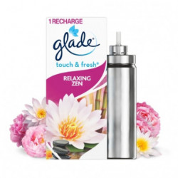 GLADE - Recharge Désodorisant Touch Fresh Relaxing zen - recharge de 10 ml Sonico.fr