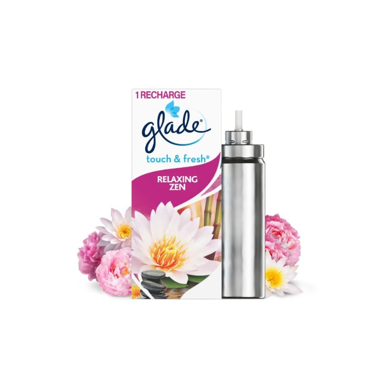 GLADE - Recharge Désodorisant Touch Fresh Relaxing zen - recharge de 10 ml Sonico.fr