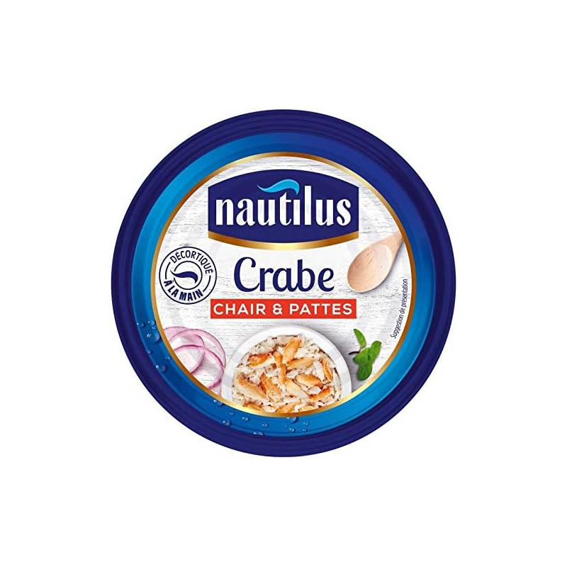 NAUTILUS - Crabe Chair Et Pattes - boite de 105 g Sonico.fr