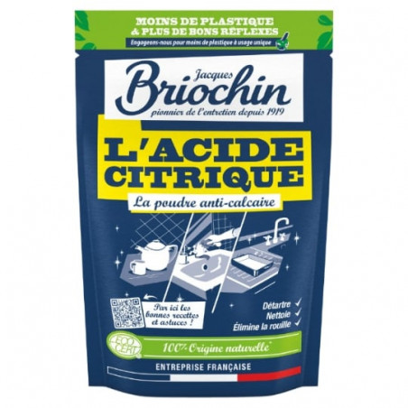 JACQUES BRIOCHIN - Nettoyant Acide citrique - paquet de 450 g Sonico.fr
