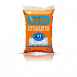 AXAL - Pastilles de sel pour adoucisseur d'eau - sac de 10 kg Sonico.fr