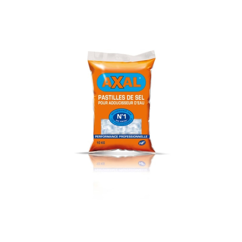 AXAL - Pastilles de sel pour adoucisseur d'eau - sac de 10 kg Sonico.fr
