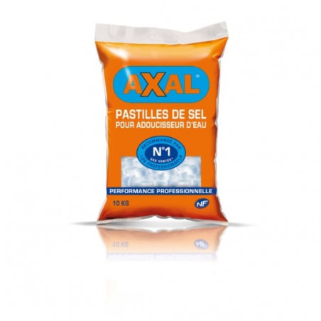 AXAL - Pastilles de sel pour adoucisseur d'eau - sac de 10 kg Sonico.fr