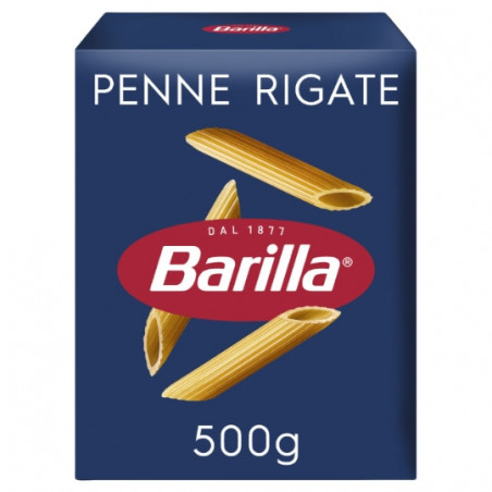 BARILLA - Pâtes Penne Rigate - paquet de 500 g Sonico.fr