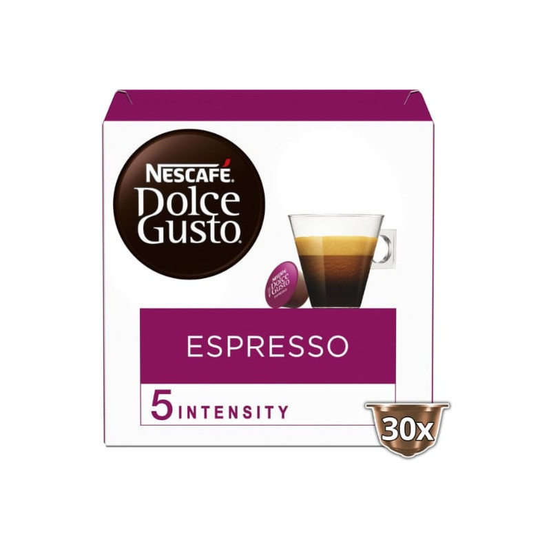 NESCAFE DOLCE GUSTO - Espresso Café - boite de 30 capsules Sonico.fr