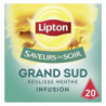 LIPTON - Saveurs Du Soir Infusion Grand Sud Réglisse Menthe - 20 Sachets Pyramide Sonico.fr