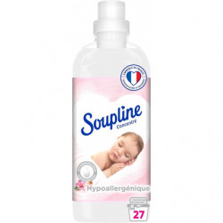 SOUPLINE - Adoucissant Concentré Hypoallergénique 27 Lavages - 630 ml Sonico.fr