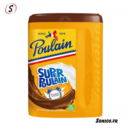 Boîte Super Poulain 1 kg – Poudre chocolatée instantanée, idéale pour un petit déjeuner gourmand
