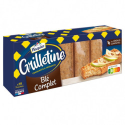 PASQUIER - Grilletine Blé Complet - boite de 242 g Sonico.fr