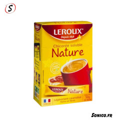 Chicorée Leroux soluble en sticks nature format 20 sachets individuels