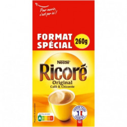 RICORE - Recharge Café Soluble Chicorée Original - sachet de 260 g Sonico.fr