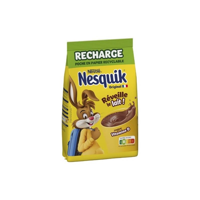 NESQUIK - Eco-Recharge Boisson Cacaotée - poche de 430 g Sonico.fr