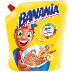 BANANIA - Chocolat En Poudre - Doypack de 1 kg Sonico.fr