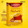 Boîte Leroux posée sur une table, ambiance douceur naturelle