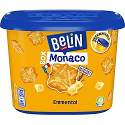 BELIN - Crakers Box Monaco Emmental - boîte de 205 g Sonico.fr