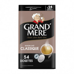 GRAND MERE - Café Classique Compatibles Senseo - paquet de 54 dosettes Sonico.fr