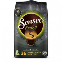 SENSEO - Brazil intensité 5 Café dosettes Compatibles Senseo - paquet de 32 dosettes Sonico.fr