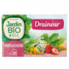 JARDIN BIO ETIC - Infusion Draineur Bio - boite de 20 Sachets - 30 g  Sonico.fr