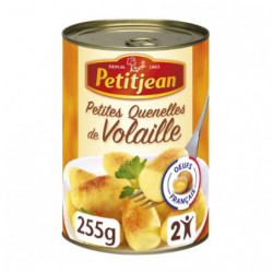 PETITJEAN - Quenelles volaille au naturel - boite de 255 g Sonico.fr