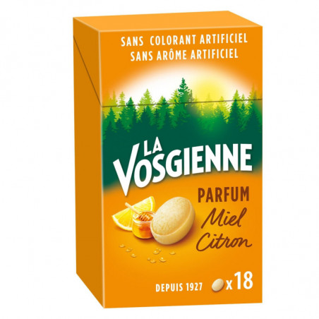 LA VOSGIENNE - Bonbons Miel Citron - boîte de 36 g Sonico.fr