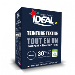 IDEAL - Teinture Tissus Poudre Tout En Un Mini Marine - boite de 230 g Sonico.fr