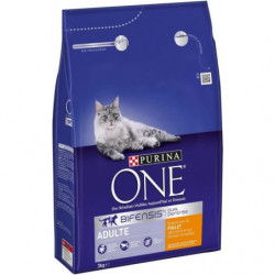 PURINA ONE - Croquettes pour chat Adulte Poulet - sac de 3 kg Sonico.fr