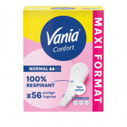 VANIA - Kotydia Flexiform Sans parfum - boîte de 56 protèges-slips Sonico.fr