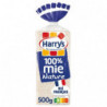 HARRYS - Pain de mie 100% mie nature sans croûte - paquet de 20 tranches - 500 g Sonico.fr
