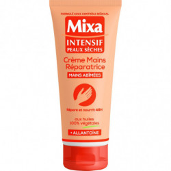 MIXA - Intensif peaux sèches Crème mains réparatrice Allantoine - tube de 100ml Sonico.fr