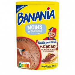 BANANIA - Moins de sucres Chocolat En Poudre - 750 g Sonico.fr