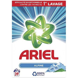 ARIEL - Lessive Poudre Alpine 39 Doses - boite de 2,5 kg Sonico.fr