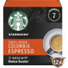 STARBUCKS - Espresso Colombia Café Capsules Compatible Dolce Gusto - boite de 12 capsules Sonico.fr