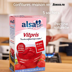 Sachet Vitpris Alsa pour réussir jusqu’à 40 pots de confiture
