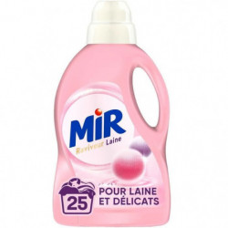 MIR - Laine Délicats Lessive liquide baume de soin 3D 25 lavages - 1.5 L Sonico.fr