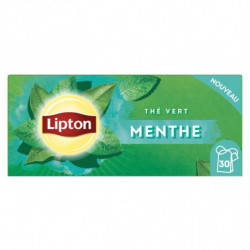 LIPTON - Thé vert Menthe - boite de 30 sachets Sonico.fr