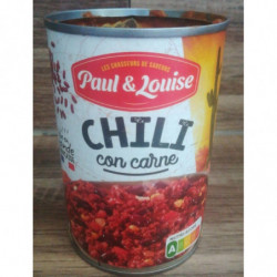 PAUL LOUISE - Chili con carne - boite de 400 g Sonico.fr